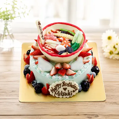 【食べ物】マーラータンの立体ケーキの外観